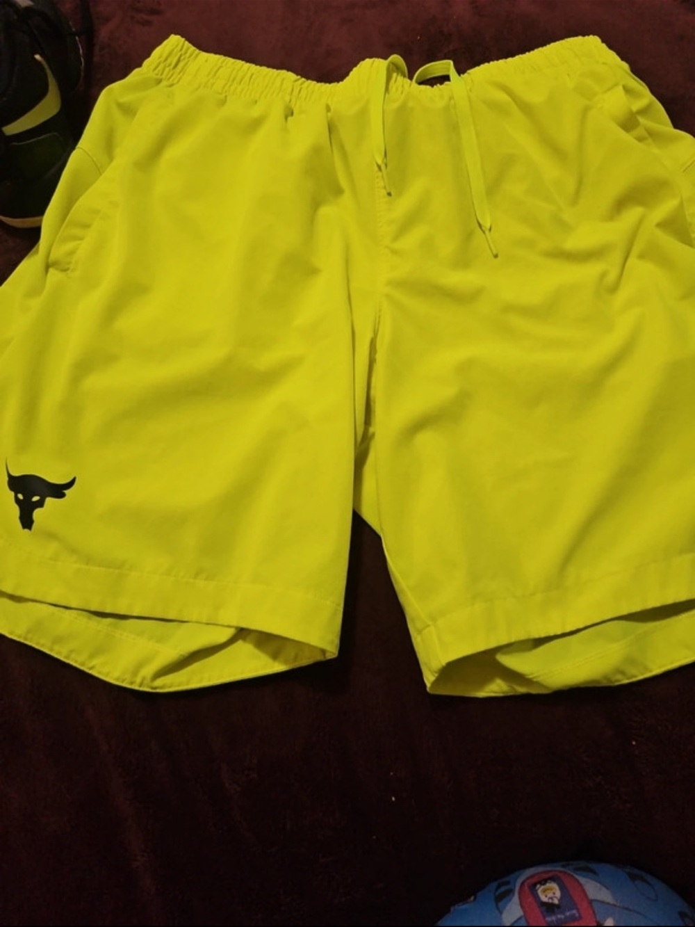 Under Armour Men's Athletic Shorts - Neon Yellow